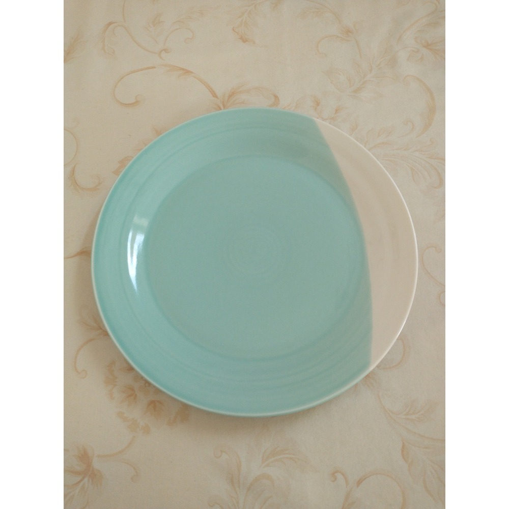 Royal Doulton 1815 Bold Turquoise Dipped Porcelain Dinner Plate 11‎ Inch NEW